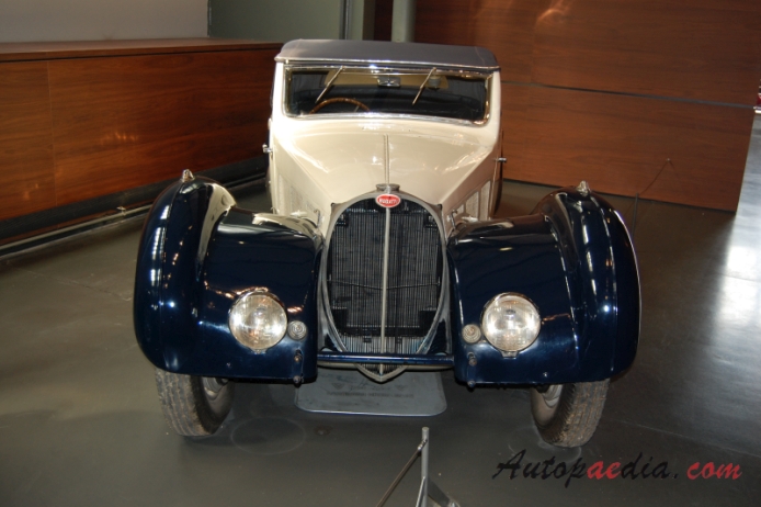 Bugatti type 57 1934-1940 (Atalante cabriolet 2d), front view