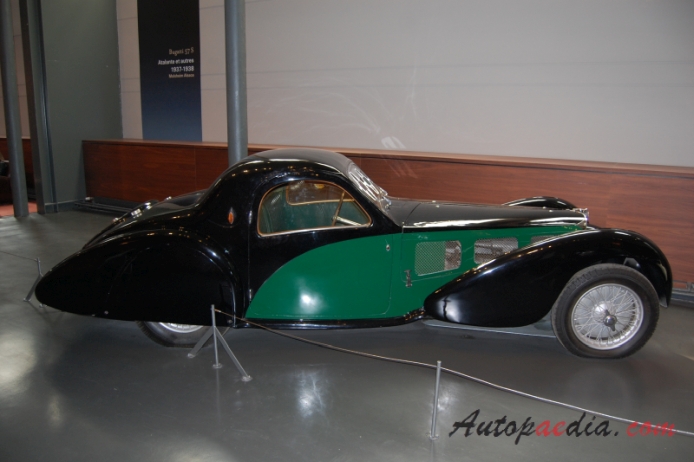 Bugatti typ 57 1934-1940 (Atalante Coupé 2d), prawy bok