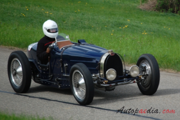 Bugatti typ 59 1933-1935 (1934), prawy przód
