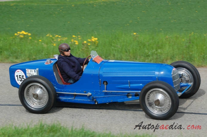 Bugatti type 59 1933-1935 (1936 T59/50B), right side view