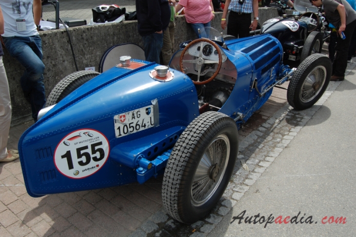 Bugatti typ 59 1933-1935 (1936 T59/50B), prawy tył