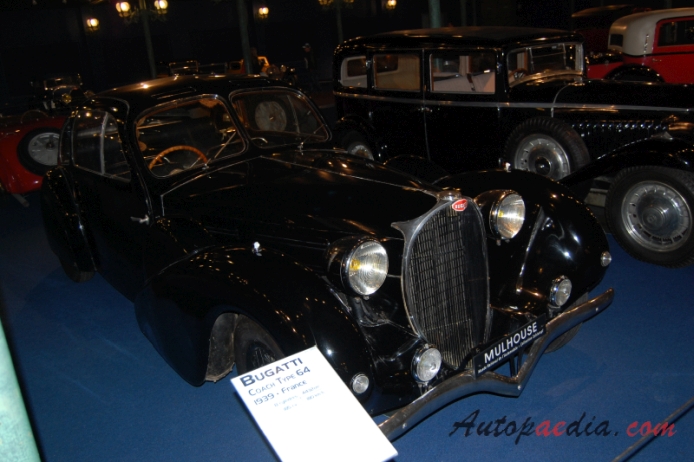 Bugatti typ 64 1939 (Saloon 2d), prawy przód