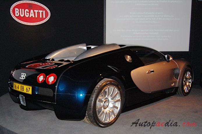 Bugatti Veyron 2005-2015 (Coupé 2d), right rear view