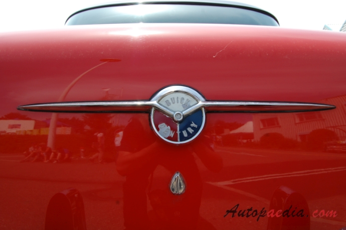 Buick Century 1. generacja 1954-1958 (1954 hardtop 2d), emblemat tył 