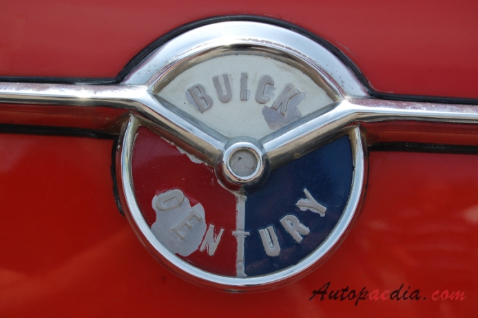 Buick Century 1st generation 1954-1958 (1954 hardtop 2d), rear emblem  