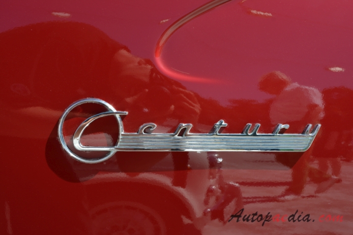 Buick Century 1. generacja 1954-1958 (1955 Century Riviera hardtop 2d), emblemat bok 