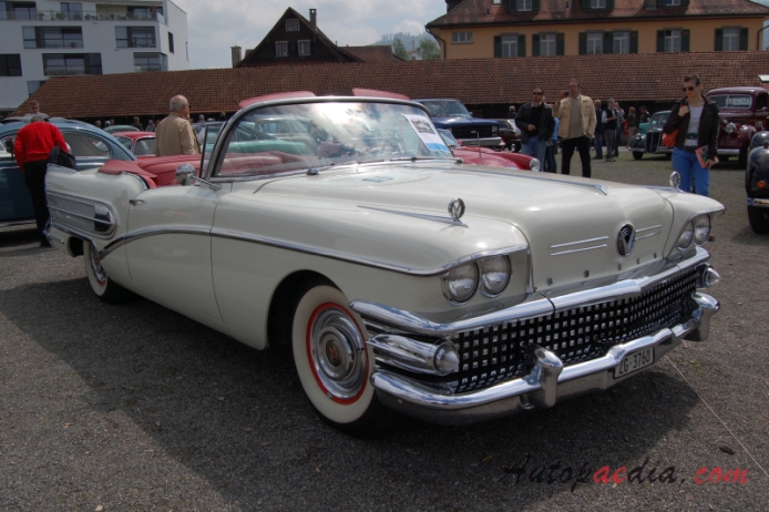 Buick Century 1st generation 1954-1958 (1958 convertible 2d), right front view