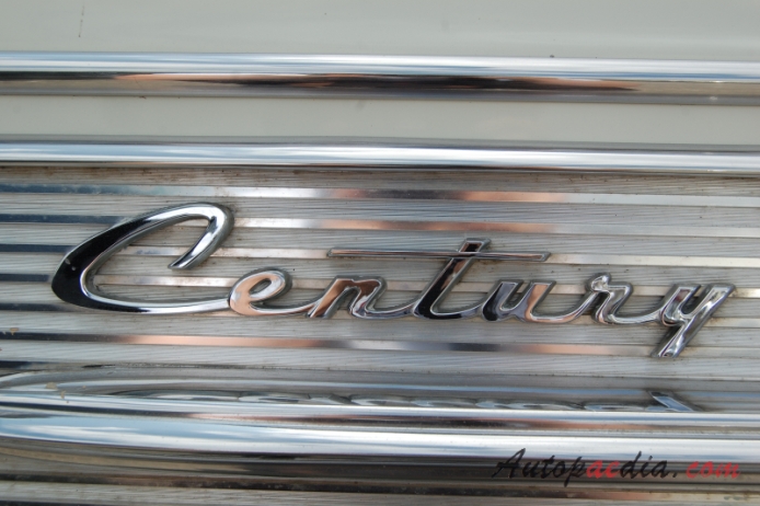 Buick Century 1st generation 1954-1958 (1958 convertible 2d), side emblem 