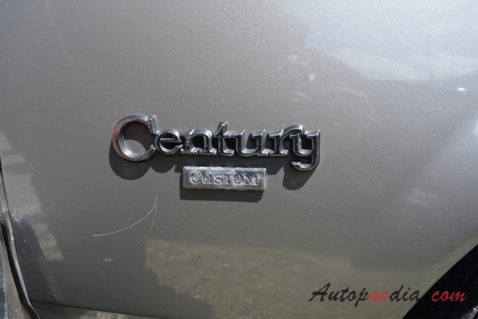 Buick Century 4. generacja 1979-1981 (1979 sedan 4d), emblemat bok 