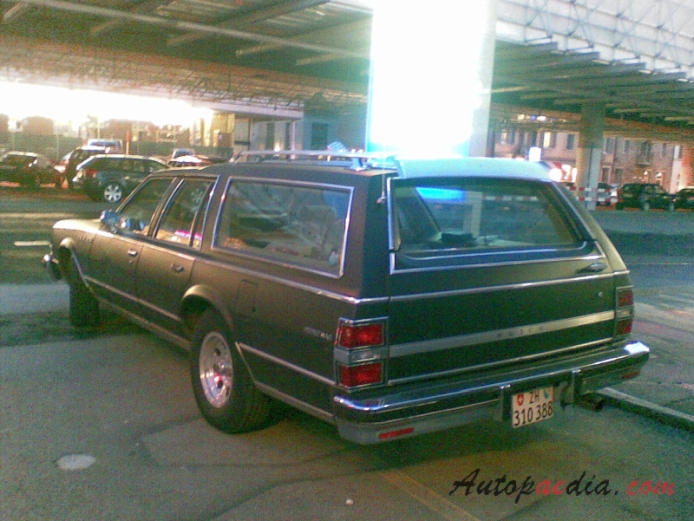 Buick Electra 5th generation 1977-1984 (1977-1978 Estate Wagon),  left rear view