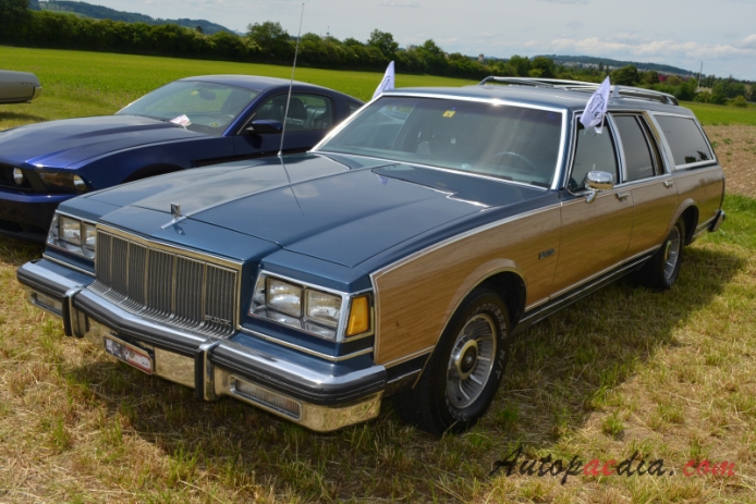 Buick Electra 5. generacja 1977-1984 (1981-1984 Estate Wagon), lewy przód