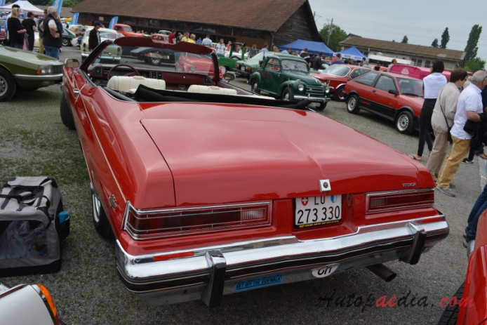 Buick LeSabre 4th generation 1971-1976 (1975 Custom convertible), rear view