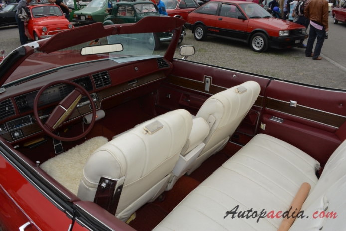 Buick LeSabre 4th generation 1971-1976 (1975 Custom convertible), interior