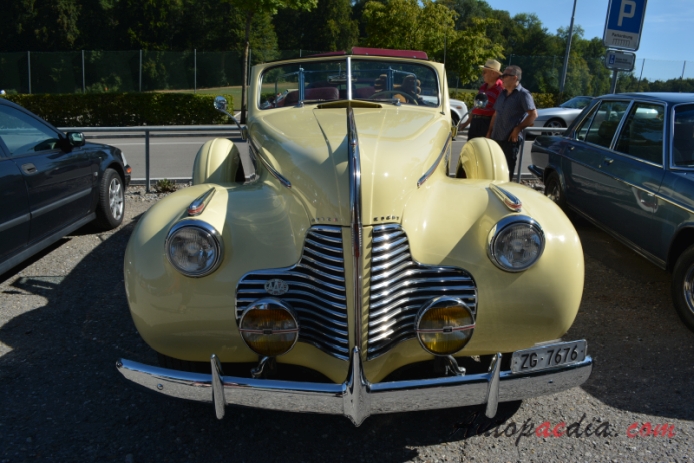 Buick Limited 2nd series 1936-1942 (1940 Buick Series 80 phaeton Convertible 4d), front view