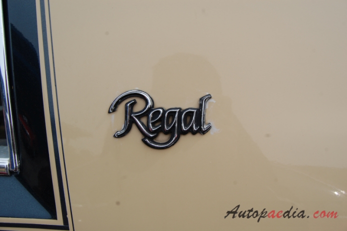Buick Regal 2. generacja 1978-1987 (1980 4.9L V8 Somerset Limited Coupé 2d), emblemat bok 