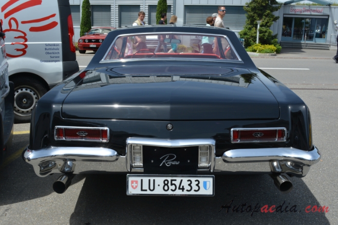 Buick Riviera 1st generation 1963-1965 (1964 hardtop 2d), rear view