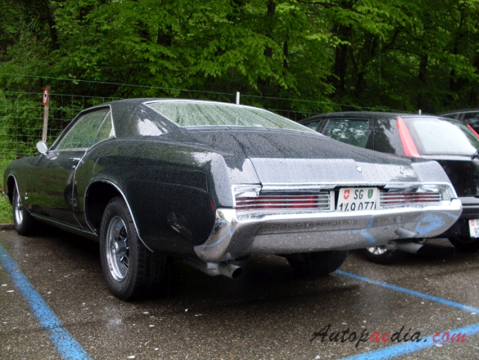Buick Riviera 2. generacja 1966-1970 (1967 hardtop 2d), lewy tył