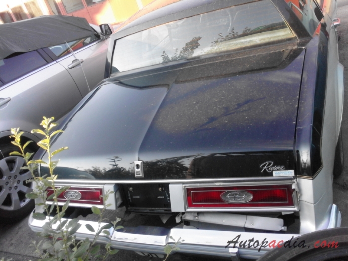 Buick Riviera 6. generacja 1979-1985 (Coupé 2d), tył