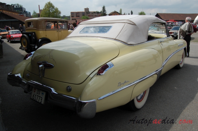 Buick Roadmaster 5th generation 1949-1953 (1949 convertible 2d), right rear view