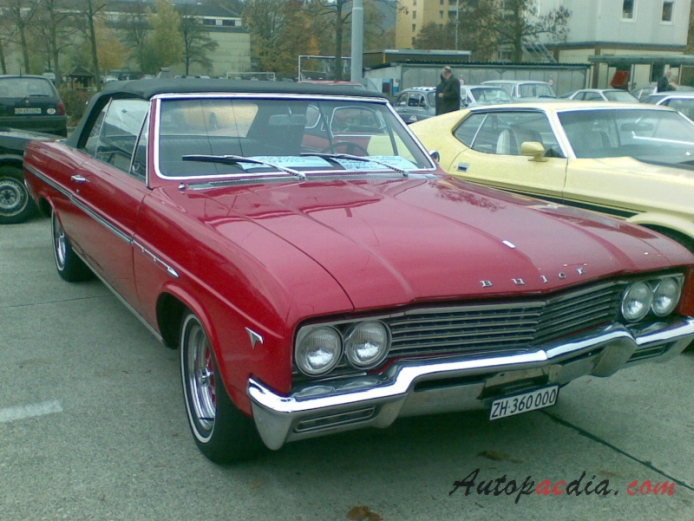 Buick Skylark 3rd generation 1964-1972 (1965 convertible 2d), right front view
