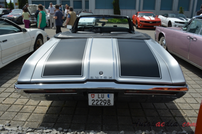 Buick Skylark 3rd generation 1964-1972 (1968 Custom convertible 2d), rear view