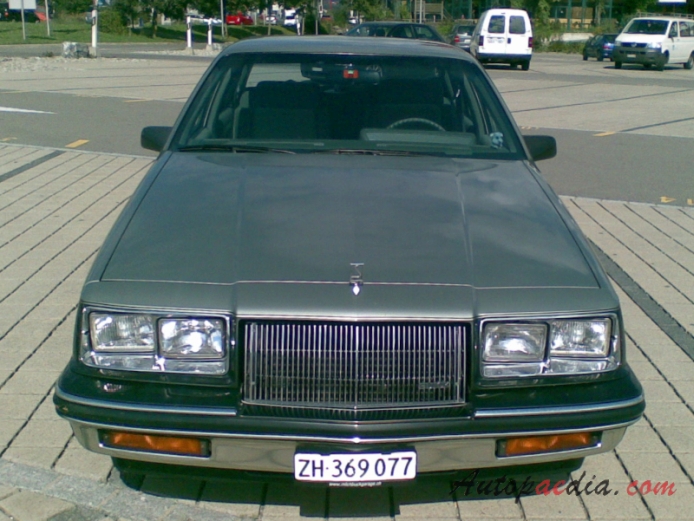 Buick Skylark 6th generation 1986-1991 (1986-1988 sedan 4d), front view
