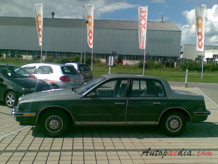 Buick Skylark 6th generation 1986-1991 (1986-1988 sedan 4d), left side view