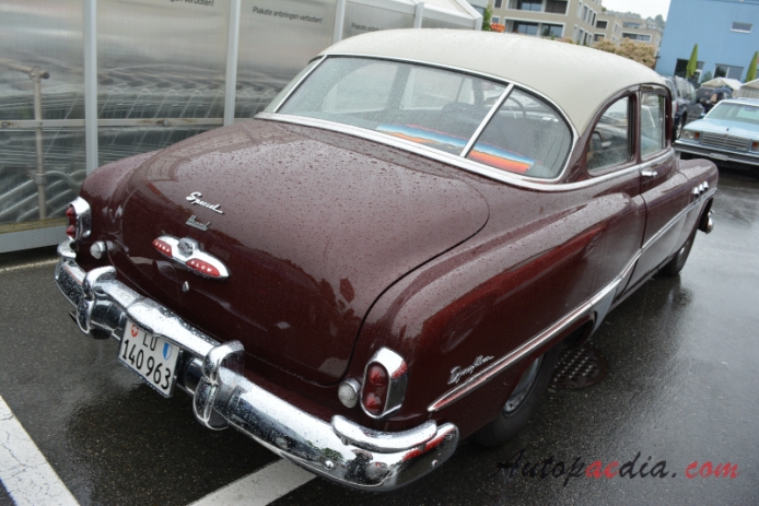 Buick Special 3. series 1949-1958 (1951 sedan 2d), prawy tył