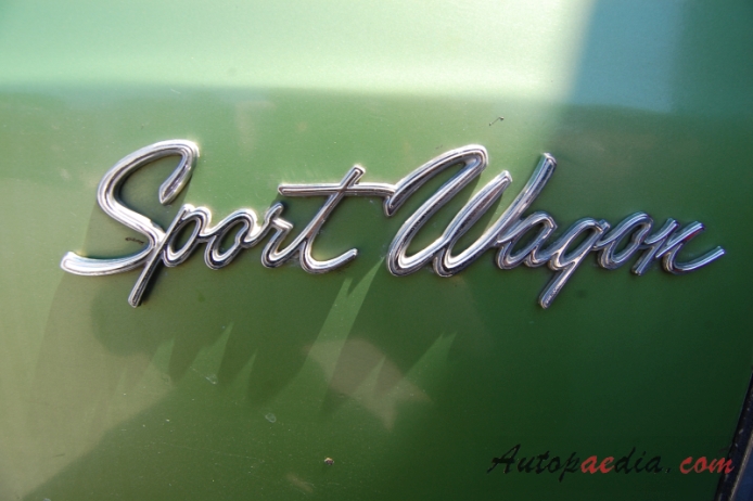 Buick Sport Wagon 1st generation 1964-1967 (1966), side emblem 