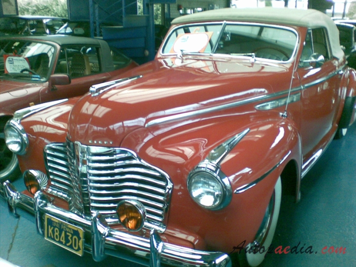 Buick Super 1st generation 1940-1941 (1941 Super Eight Convertible), left front view