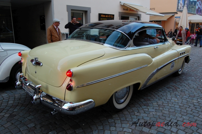 Buick Super 3. generacja 1949-1953 (1953 hardtop Coupé 2d), prawy tył