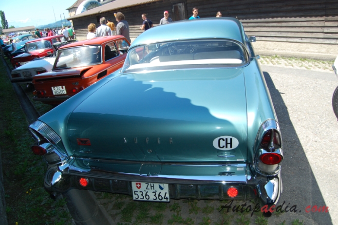 Buick Super 4th generation 1954-1958 (1957 Coupé 2d), rear view