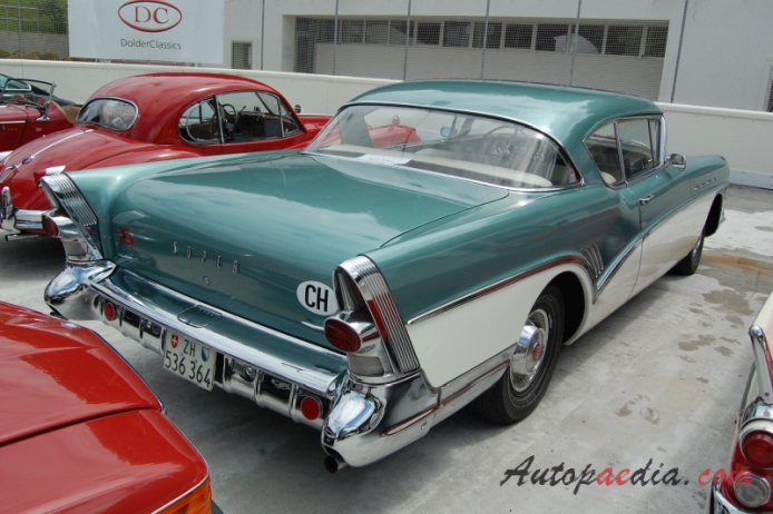 Buick Super 4. generacja 1954-1958 (1957 Coupé 2d), prawy tył