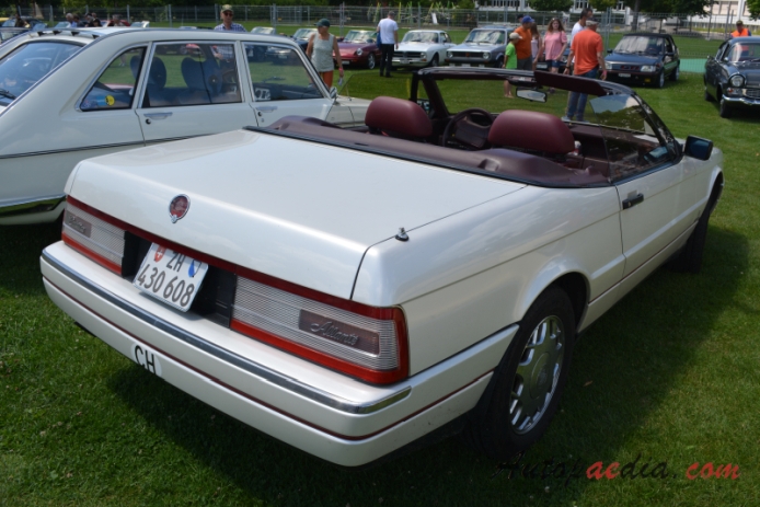 Cadillac Allante 1986-1993 (1990 cabriolet 2d), prawy tył