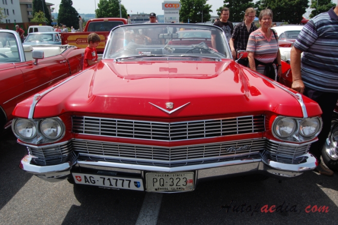 Cadillac Coupé DeVille 5th generation 1961-1964 (1964 convertible), front view