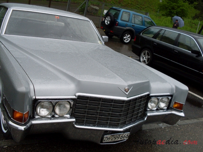 Cadillac Sedan DeVille 4th generation 1965-1970 (1969 hardtop 4d), front view