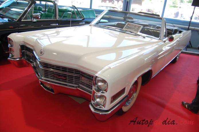 Cadillac Eldorado 7. generacja 1965-1966 (1966 convertible 2d), lewy przód