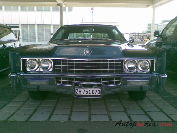 Cadillac Eldorado 8. generacja 1967-1970 (1967 Coupé 2d), przód