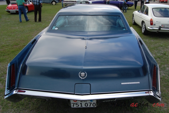 Cadillac Eldorado 8. generacja 1967-1970 (1967 Coupé 2d), tył