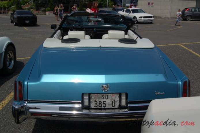 Cadillac Eldorado 9. generacja 1971-1978 (1973 convertible 2d), tył