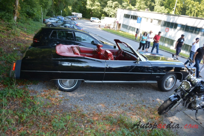 Cadillac Eldorado 9th generation 1971-1978 (1974 convertible 2d), right side view