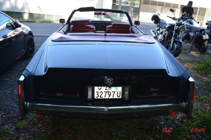 Cadillac Eldorado 9. generacja 1971-1978 (1974 convertible 2d), tył