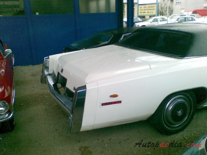 Cadillac Eldorado 9th generation 1971-1978 (1975 Coupé), rear view