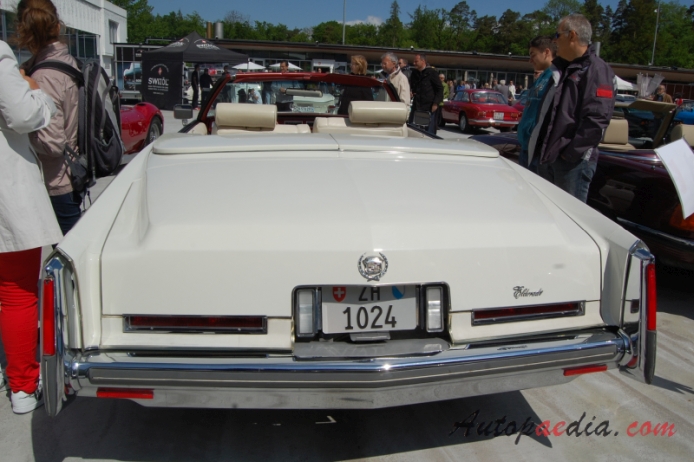 Cadillac Eldorado 9th generation 1971-1978 (1976 Biarritz convertible 2d), rear view