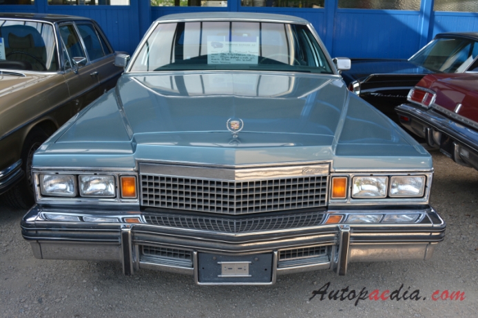Cadillac Fleetwood Brougham 1977-1986 (1980 Brougham sedan 4d), front view
