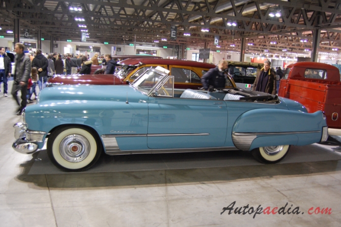 Cadillac Series 62 3rd generation 1948-1953 (1949 cabriolet 2d), left side view