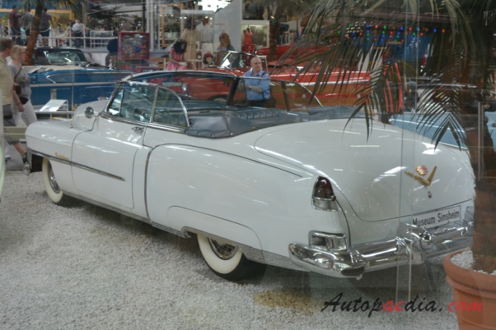 Cadillac Series 62 3rd generation 1948-1953 (1953 cabriolet 2d),  left rear view