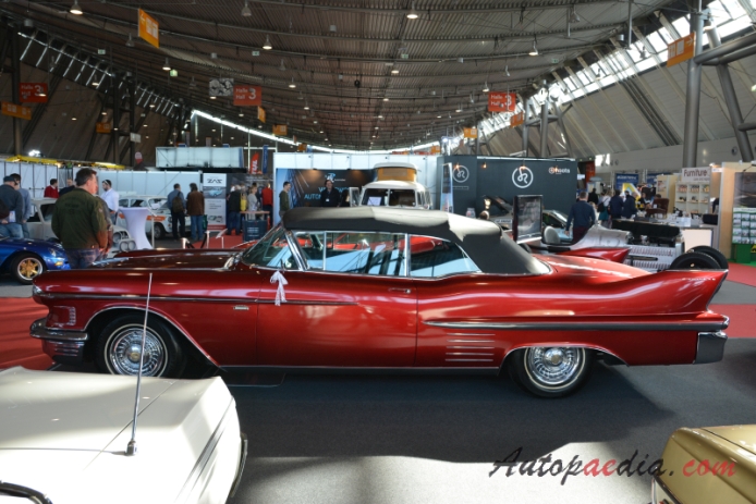 Cadillac Series 62 5th generation 1957-1958 (1958 convertible 2d), left side view