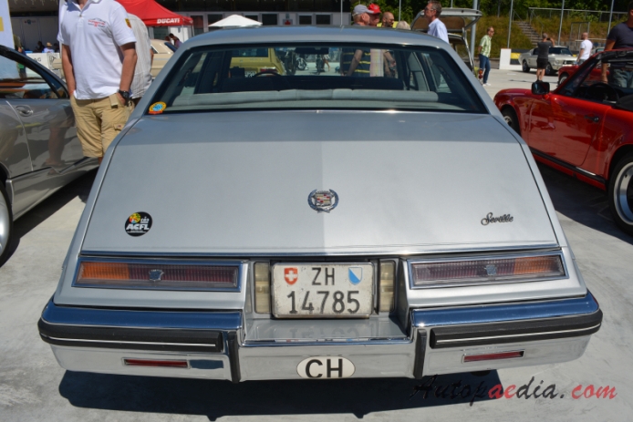 Cadillac Seville 2nd generation 1980-1985 (1982-1985 HT-4100 sedan 4d), rear view