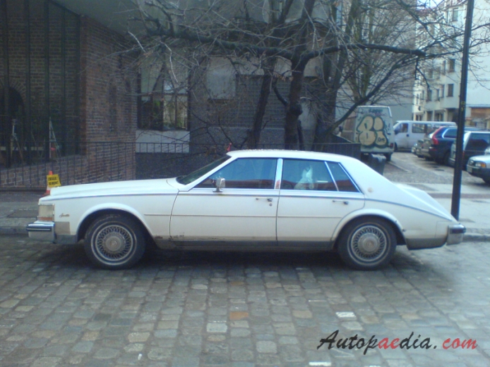 Cadillac Seville 2nd generation 1980-1985 (1985 Commemorative Edition sedan 4d), left side view